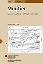 Topografische Wandelkaart Zwitserland 1106 Moutier Moron - Malleray - Vellerat Cremines - Landeskarte der Schweiz