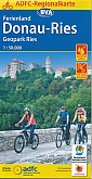 Fietskaart Donau - Ries Geopark Ries | ADFC Regional- und Radwanderkarten - BVA Bielefelder Verlag