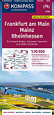 Fietskaart 3348 Frankfurt und Umgebung Mainz / Rheinhessen | Kompass