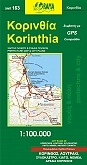 Wegenkaart - Fietskaart 163 Corinthia - Orama Maps