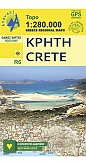 Wegenkaart - Landkaart R6 Kreta  - Anavasi