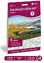 Topografische Wandelkaart Noorwegen 2556 Hardangervidda Øst Oost - Nordeca Turkart