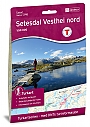 Topografische Wandelkaart Noorwegen 2796 Setesdal Vesthei Nord - Nordeca Turkart