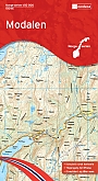 Topografische Wandelkaart Noorwegen 10046 Modalen - Nordeca Norge