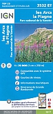 Topografische Wandelkaart van Frankrijk 3532ET - Les Arcs / La Plagne / PN de La Vanoise Tignes