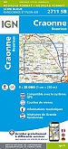Topografische Wandelkaart van Frankrijk 2711SB - Craonne Beaurieux