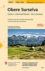 Topografische Wandelkaart Zwitserland 3326T Obere Surselva Sedrun Disentis/Mustér Val Lumnezia - Landeskarte der Schweiz
