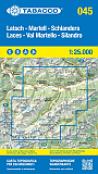 Wandelkaart 045 Laces Latsch Val Martello Schlanders Tabacco