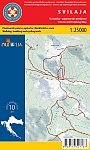 Wandelkaart Kroatië 10 Svilaja | Croatian Mountain Rescue Service