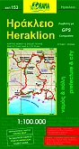 Wegenkaart - Fietskaart 153 Heraklion - Orama Maps