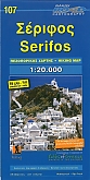 Wandelkaart 107 Serifos | Road Editions