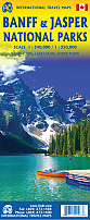 Wegenkaart - Landkaart Banff / Jasper National Parks - ITMB Map
