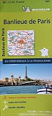 Wegenkaart - Landkaart 101 Parijs & Agglomeratie (Banlieu de Paris, du périphérique à la Francilienne) 2021 - Michelin