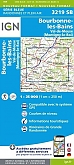 Topografische Wandelkaart van Frankrijk 3219SB - Bourbonne-les-Bains / Val-de-Meuse  (Montigny-le-Roi)