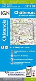 Topografische Wandelkaart van Frankrijk 3317SB - Châtenois / Rouvres-en-Xaintois