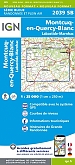 Topografische Wandelkaart van Frankrijk 2039SB - Montcuq-en-Quercy-Blanc / Labastide-Marnhac