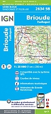 Topografische Wandelkaart van Frankrijk 2634SB - Brioude Paulhaguet