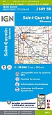 Topografische Wandelkaart van Frankrijk 2609SB - St-Quentin Ribemont