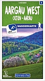 Wandelkaart 6 Aargau West / Olten / Aarau | Kummerly + Frey