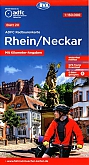 Fietskaart 20 Rhein / Neckar | ADFC Radtourenkarte - BVA Bielefelder Verlag