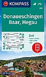 Wandelkaart 895 Donaueschingen, Baar, Hegau Kompass