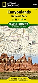 Wandelkaart 210 Canyonlands (Utah) - Trails Illustrated Map / National Park Maps National Geographic