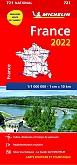 Wegenkaart - Landkaart 721 Frankrijk 2022 - Michelin National