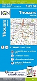Topografische Wandelkaart van Frankrijk 1625SB - Thouars / Airvault