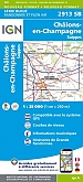 Topografische Wandelkaart van Frankrijk 2913SB - Chalons-en-Champagne Suippes