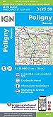 Topografische Wandelkaart van Frankrijk 3225SB - Poligny Chaussin