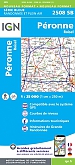 Topografische Wandelkaart van Frankrijk 2508SB - Péronne Roisel