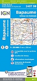 Topografische Wandelkaart van Frankrijk 2407SB - Bapaume Acheux-en-Amiénois
