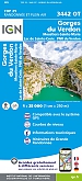Topografische Wandelkaart van Frankrijk 3442OT - Gorges du Verdon / Moustiers-Ste-Marie /Lac de Ste-Croix