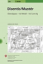 Topografische Wandelkaart Zwitserland 256 Disentis/Mustér Oberalppass - Val Medel - Val Sumvitg - Landeskarte der Schweiz