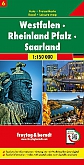 Wegenkaart - Fietskaart 6 Westfalen Rheinland-Pfalz Saarland - Freytag & Berndt