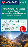Wandelkaart 89 Parco Naturale Alpe Veglia e Alpe Devero, Valle Antigorio, Val Formazza, Val Divedro, Domodossola Kompass