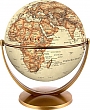 Globe Wereldbol Antiek 15 cm doorsnede Niet Verlicht | Stellanova