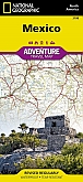 Wegenkaart - Landkaart Mexico - Adventure Map National Geographic