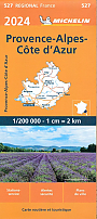 Wegenkaart - Landkaart 527 Provence Alpes Cote d'Azur 2024 - Michelin Region France