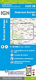 Topografische Wandelkaart van Frankrijk 2425SB - Dun-sur-Auron / Blet