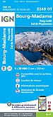 Topografische Wandelkaart van Frankrijk 2249OT - Bourg Madame / Col Puymorens Pic Carlit Port d'Envalira