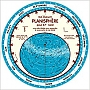 Sterrenkaart Planisfeer 47° Noorderbreedte Planisphere voor Frankrijk | Rob Walrecht