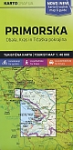 Wandelkaart - Fietskaart Primorska - Trieste - Obala - Kras in Trzaska pokrajina | Kartografija
