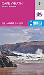 Topografische Wandelkaart 9 Cape Wrath - Durness & Scourie - Landranger Map