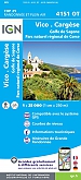 Topografische Wandelkaart van Frankrijk 4151OT - Vico / Cargese / Golfe de Sagone / PNR de Corse