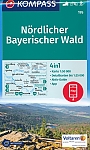 Wandelkaart 195 Nördlicher Bayerischer Wald Kompass