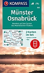 Wandelkaart 863 Münster, Osnabrück Kompass 2 kaartenset