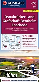 Fietskaart 3358 Osnabrücker Land Bentheim Enschede | Kompass