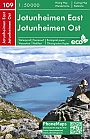 Wandelkaart 109 Jotunheimen Oost | Freytag & Berndt