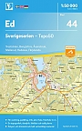 Topografische Wandelkaart Zweden 44 Ed Sverigeserien Topo 50